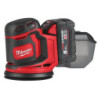 Ponceuse orbitale excentrique 125mm avec 2 batteries 5Ah et chargeur
