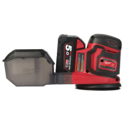 Ponceuse orbitale excentrique 125mm avec 2 batteries 5Ah et chargeur