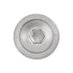Vis à métaux tête bombée à embase six pans creux Inox A2