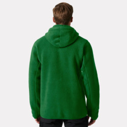 Veste polaire homme Heritage Pile zippée à capuche Green