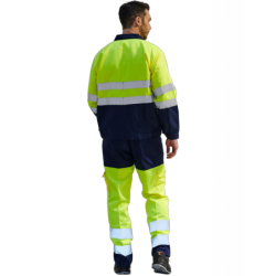 Pantalon haute visibilité Vision II PBV marine et jaune fluo