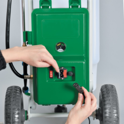 Pulvérisateur à batterie Pila50 pression 3 bars capacité 50 litres avec lance et tuyau 50 m