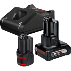 Starter Set 12V Bosch 1 batterie 2,0Ah + 1 batterie 4,0Ah + chargeur GAL 12V-40