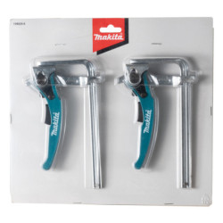 Jeu de 2 serre-joints pour rail de guidage Makita