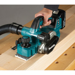Rabot sans fil Makita 18V Li-Ion 82mm produit seul en coffret Makpac