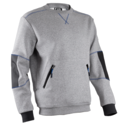 Sweat molleton Hato Coverguard gris chiné clair