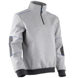 Sweat softshell Orcka Coverguard gris chiné clair