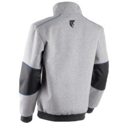 Sweat softshell Orcka Coverguard gris chiné clair