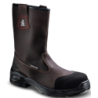 Botte de sécurité cuir brun Desert S3 SRC CI Hydrofuge Lemaitre non fourrée