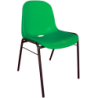 Chaise coque renforcée en polypropylène Mobika
