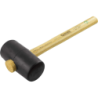 Maillet tête en caoutchouc dur - Mob Mondelin - Ø 6 cm Longueur 32 cm - Manche en frêne