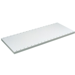 Tablette rayonnage Universel peinte gris clair renforcée charge 180 kg 770 x 400 mm