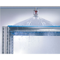 Ensemble rayonnage Galvaplast 1972 x 2180 mm x 400 mm - Tablette plastique