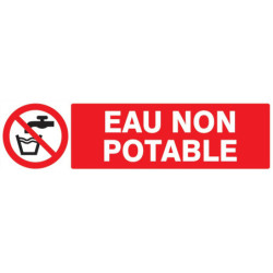 Panneau PVC Eau Non Potable Taliaplast 200 x 52 mm