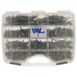 Malette de 1055 vis tête fraisée Torx Viswood pour bois et aggloméré