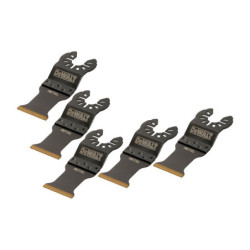 Lame titanium DeWalt DT20727-QZ pour outil multifonction 30x43mm Lot de 5