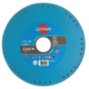 Disque diamant métal D125 x 22.23 mm Leman jante continue pour acier fonte matières plastiques