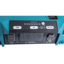 Bloc d'alimentation mobile Makita convertisseur batterie dorsale en courant alternatif