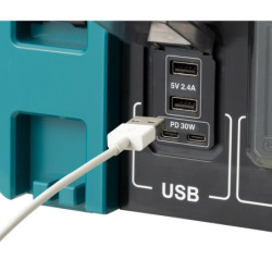 Bloc d'alimentation mobile Makita convertisseur batterie dorsale en courant alternatif