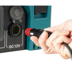 Bloc d'alimentation mobile Makita convertisseur batterie dorsale en courant alternatif