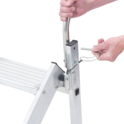 Marchepied escabeau pliant Confort Tubesca aluminium