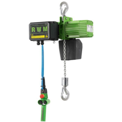 Palan électrique à chaîne avec crochet Levac triphasé 230/400V