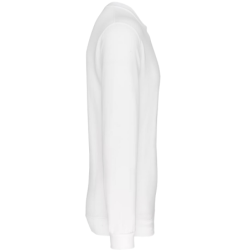 Sweat col rond unisexe K474 Kariban blanc
