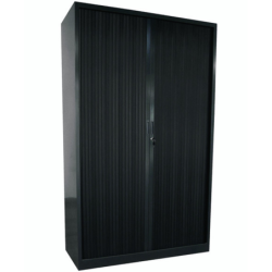 Armoire à rideau haute 1950x1200x460 Anthracite Noir