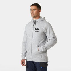 Sweat à zip Classic Logo Hoodie coloris gris