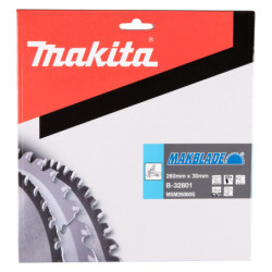 Lame de scie circulaire carbure B-32801 MakBlade 260 mm x 30