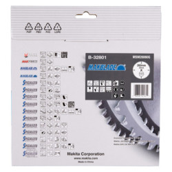 Lame de scie circulaire carbure B-32801 MakBlade 260 mm x 30