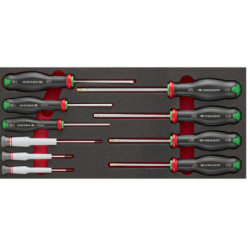 Module 8 tournevis plats et cruciformes Protwist Facom