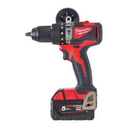 Perceuse à percussion M18 BLPD2-502X Milwaukee avec 2 batteries et un chargeur en HD Box