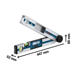 Mesureur d'angle numérique Bosch Professional Gam 220 avec 2 fioles
