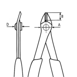 Pince coupante de côté Electronic Super Knips Knipex pour fils fins Ø 0,2 mm à mi-durs - 125 mm