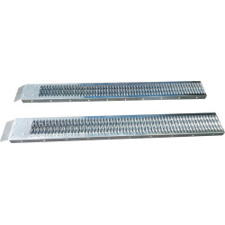 Rampe d'accès en acier Stilker longueur 192 cm charge 450 kg - Lot de 2