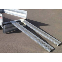 Rampe d'accès en acier Stilker longueur 192 cm charge 450 kg - Lot de 2