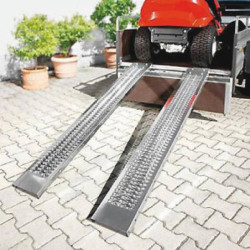 Rampe d'accès en acier Stilker longueur 192 cm charge 450 kg - Lot de 2