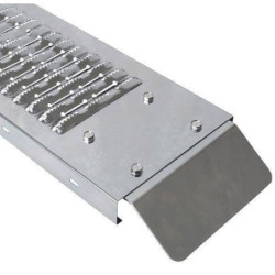 Rampe d'accès en acier Stilker longueur 192 cm charge 450 kg - Lot de 2