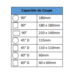 Scie à ruban semi automatique sur socle SX 818 DV 230V