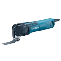 Découpeur ponceur oscillant Makita TM3010CX3J 320W avec accessoires et coffret makpac