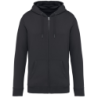 Sweat écoresponsable zippé à capuche unisexe NS402 Iron Grey