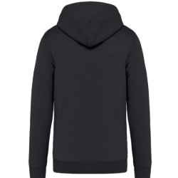 Sweat écoresponsable zippé à capuche unisexe NS402 Iron Grey