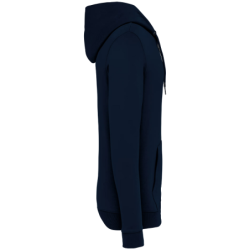Sweat écoresponsable zippé à capuche unisexe NS402 Navy Blue