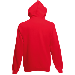 Sweat enfant zippé capuche Classic coloris Red