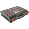Malette de rangement 26 casiers modulables en polycarbonate 460x350x81 mm