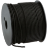 Drisse tressée en polypropylène noir bobine de 100m