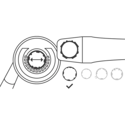 Carter aspiration sans clé Bosch pour meuleuse 125 mm