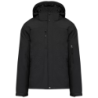 Parka softshell doublée capuche homme noir