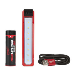 Lampe de poche aimantée Milwaukee 4V 445 Lumens USB